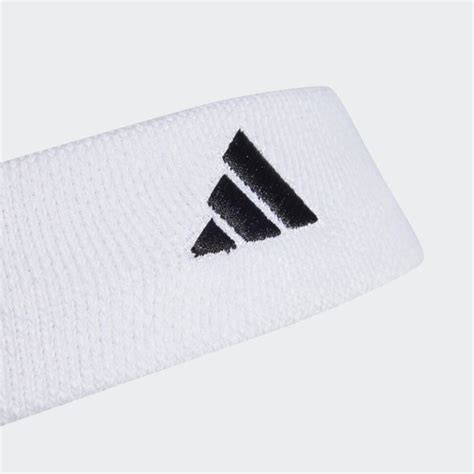 adidas zweetband hoofd wit|HOOFDBAND VOOR TENNIS WIT .